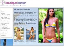 Boutique Bazaar - Broadnet gold coast based web design and web hosting